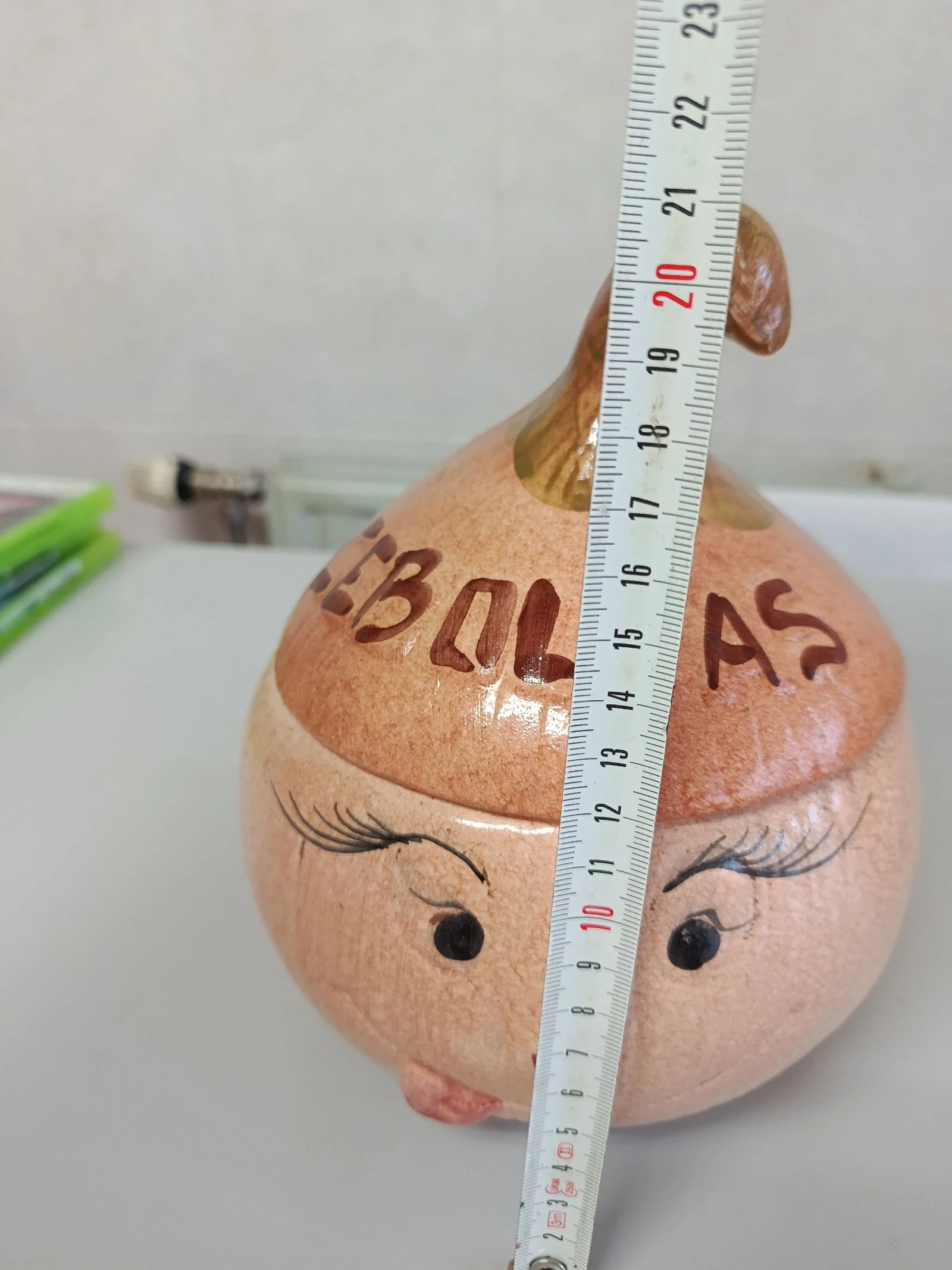 Recipiente para cebolas de cerâmica. – photo 4